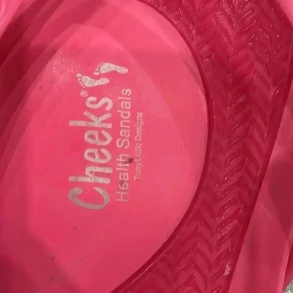 [10] Cheeks Pink Health Sandals  By Tony Little Designs - Picture 2 of 5